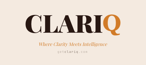 I'M Building CLARIQ: From Diagnostic to Executive Mastery. What are you building this weekend ??? 
