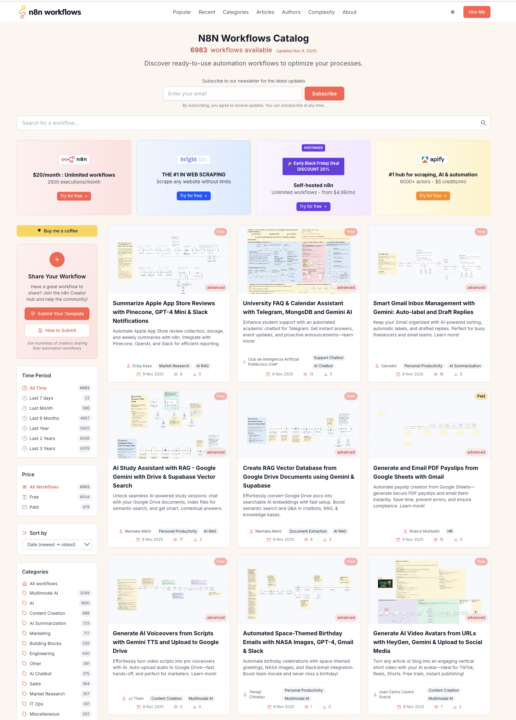n8nworkflows.xyz: All n8n Workflows Now Available on GitHub