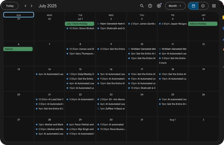 If your calendar isn’t THIS full—your lead gen ‘expert’ is lying to you.