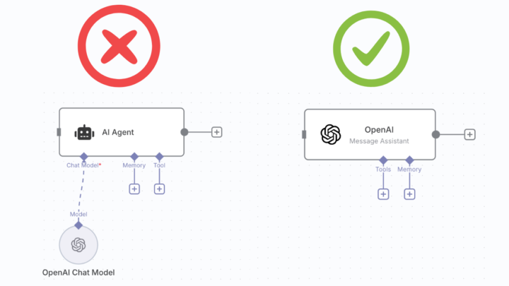 DON'T use AI Agent node in N8N