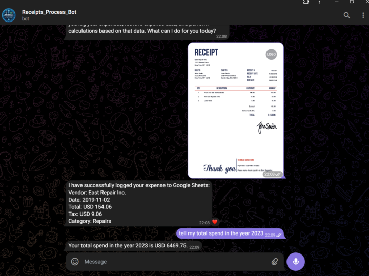 Fix the Receipts Processer Agent!! 