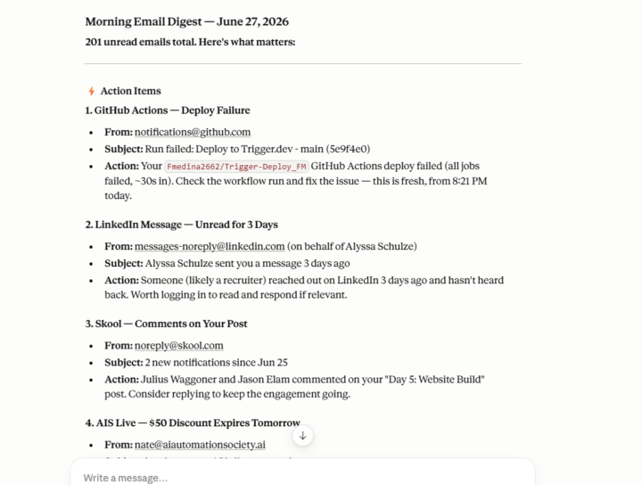 Day 6: Scheduled Automation and Loop
