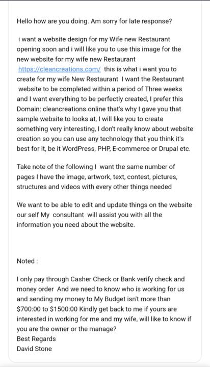 Scammers, Please Use ChatGPT 😭