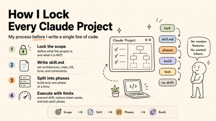(100+ apps) How I Lock Every Claude Project Before Writing Code