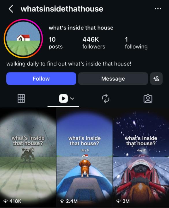 How many of you saw Day 1 of doing something for 1 followers?