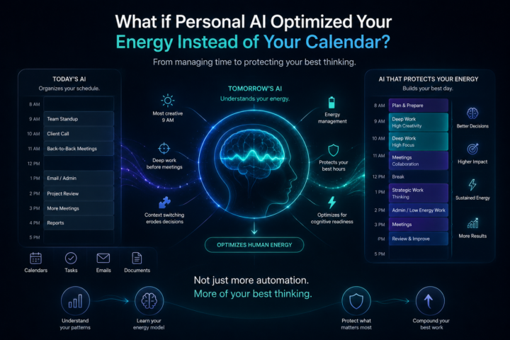 What If Personal AI Optimized Your Energy Instead of Your Calendar?