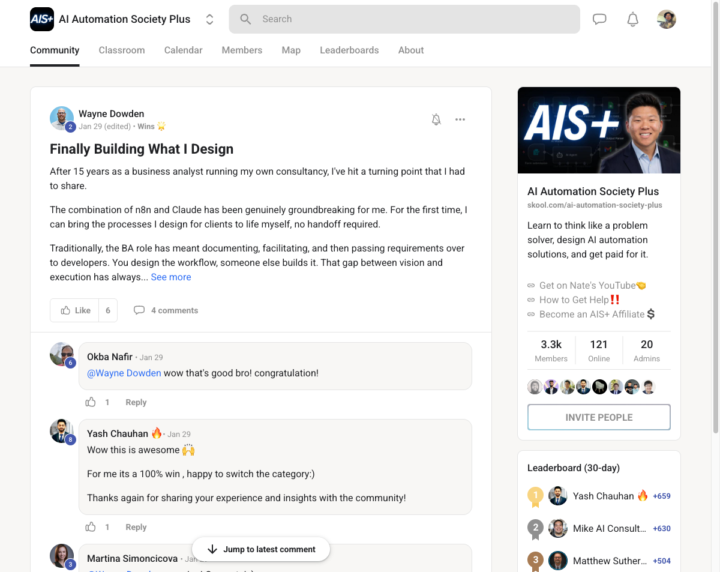 This Isn't Theory — AIS+ Members Are Building Real Automation Businesses