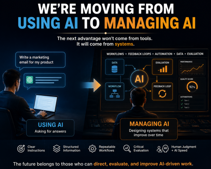 We're Moving From Using AI to Managing AI