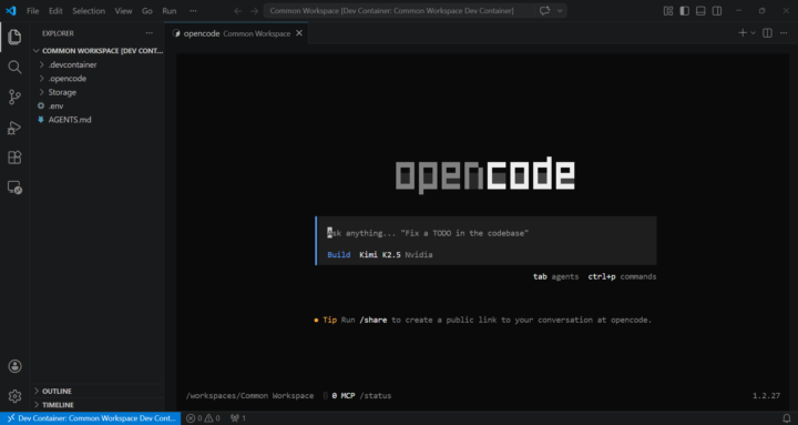 Gotta love OpenCode
