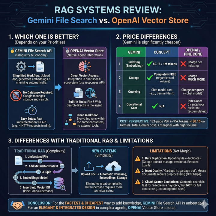 🚀 RAG Battle: Gemini File Search vs. OpenAI Vector Store. Which one to choose?