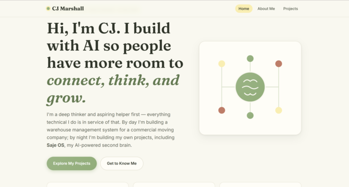 5 Days of Fable: Personal Website