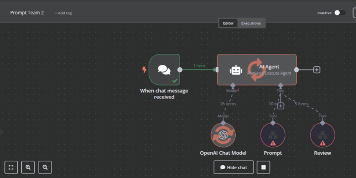 Plan and Execute AI Agent - n8n