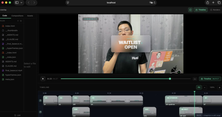 I implemented Claude Code + Hyperframes + Video Use on Claude Pro — here's what I actually learned (including what doesn't work yet)
