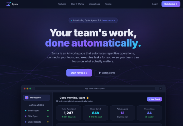 #AISChallenge - Day 5- Developed a landing page for AI Workspcace