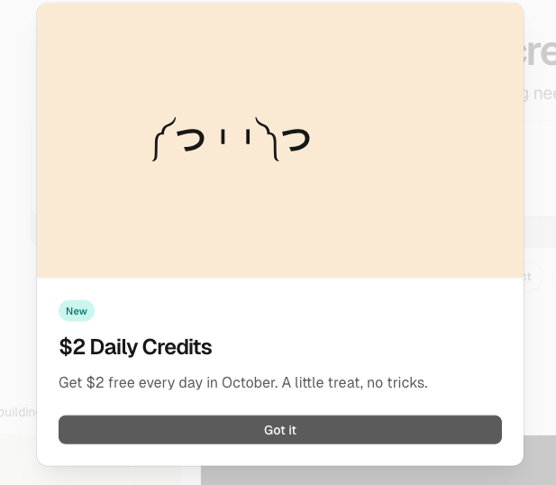 $5 v0 credits giveaway + $ 2 Credits for this October