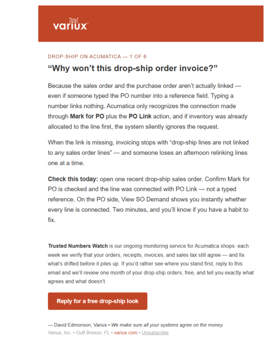 Day 1: Newsletter Task