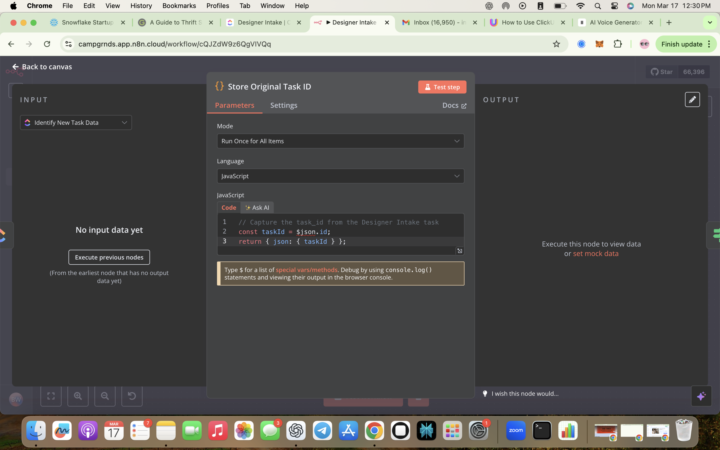 Client intake workflow with n8n & ClickUp | IF node problems
