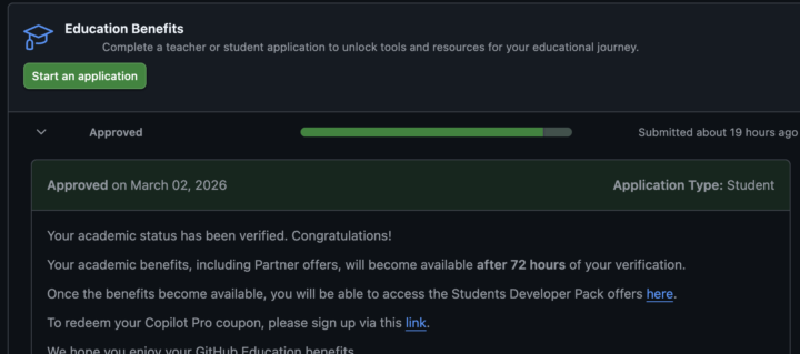 If you're a student, you gotta claim this (GitHub Student Pack)