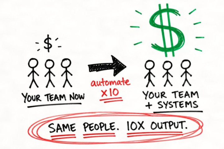 Whatever you think you can automate in your business. Multiply it by 10. At least.