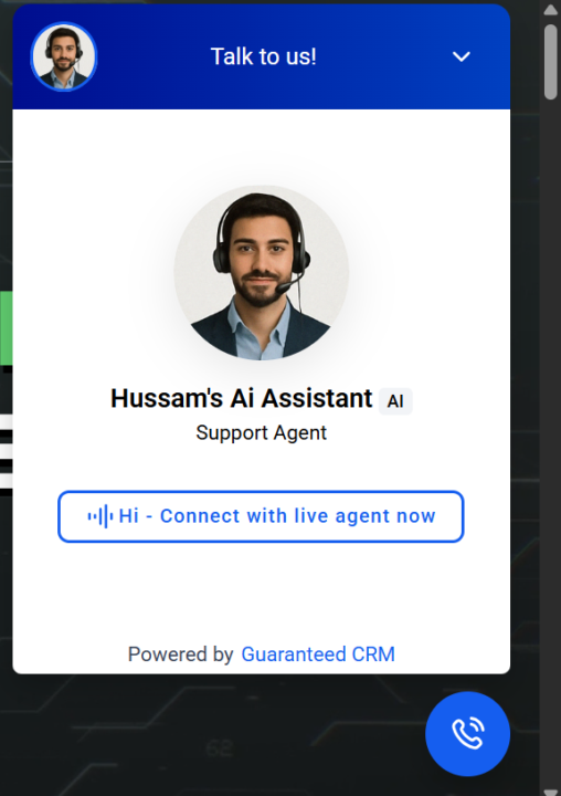 This web widget turns visitors into leads in minutes