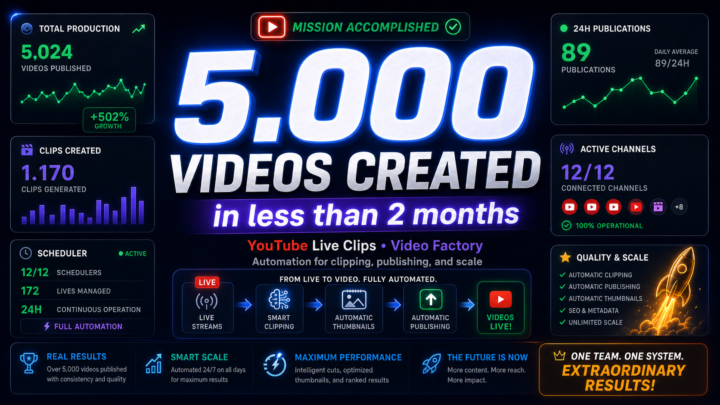5000 Videos in 2 Months ...