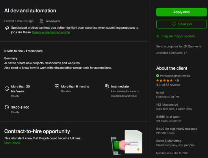 Is applying to these kinds of jobs on Upwork a waste of connects?