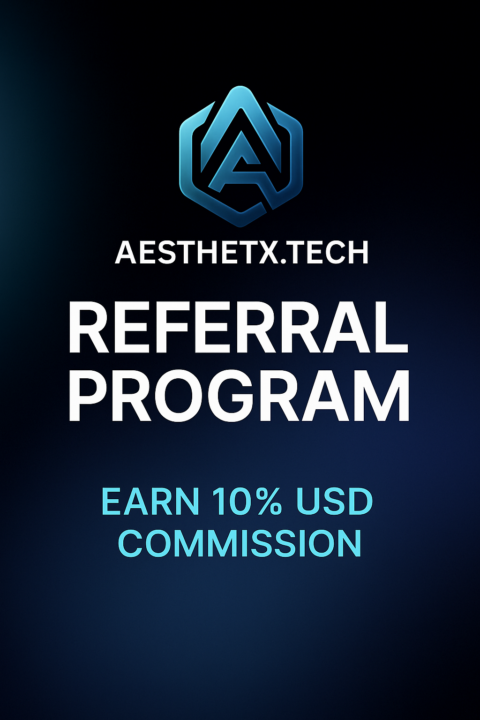 🎯 Aesthetx.tech Official Referral Program  💸 Earn 10% USD Commission on Every Client You Refer