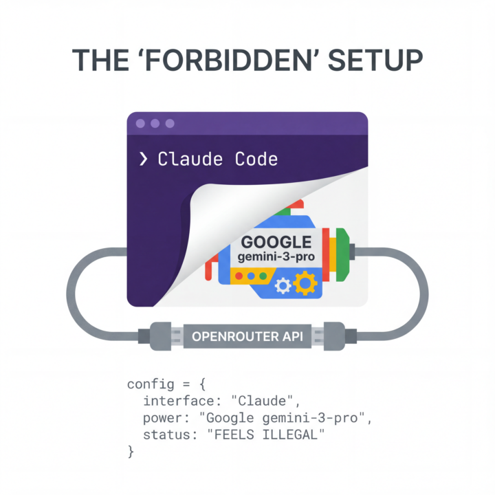 🚨 The "Forbidden" Setup: Running Google Gemini inside Claude Code
