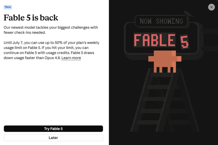 Fable 5 Is Back!