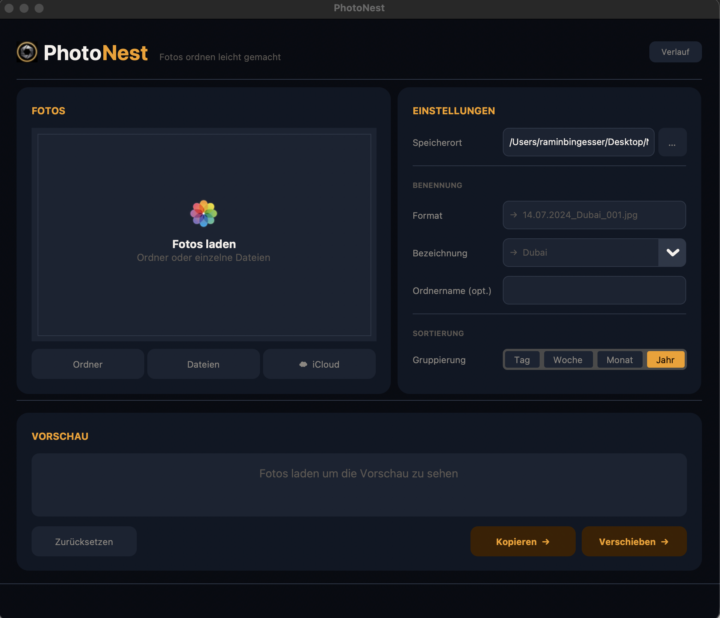 First App - PhotoNest 💪