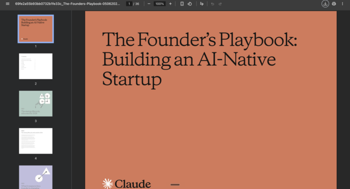The Founders Playbook: Building an AI Native Startup 