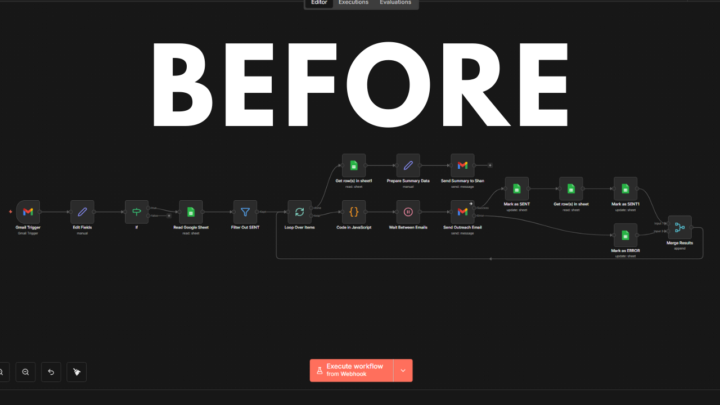 Turned a confusing n8n workflow into something my friend could actually use. 🚀