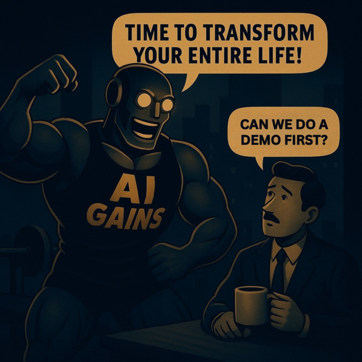 They’re not afraid of your AI service…