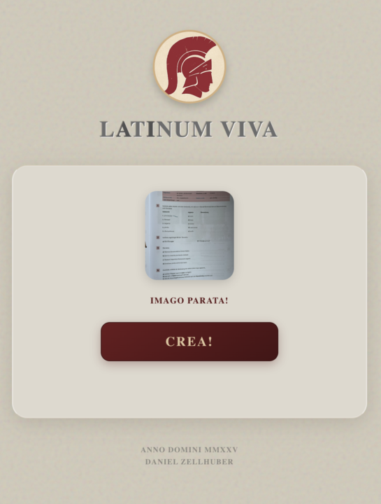 Latin in Year 5 is...