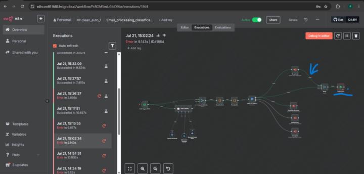 n8n Workflow fancy issue