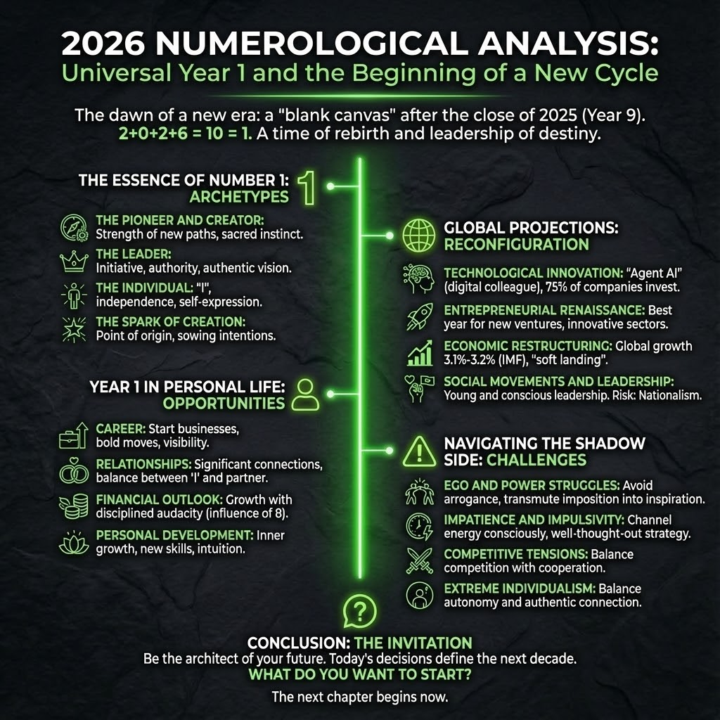 ✨ 2026: Universal Year 1 – The beginning of a new cycle ✨