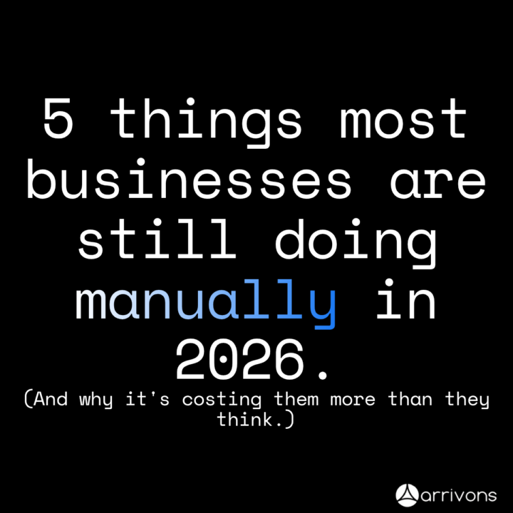 5 things most businesses are still doing manually in 2026.