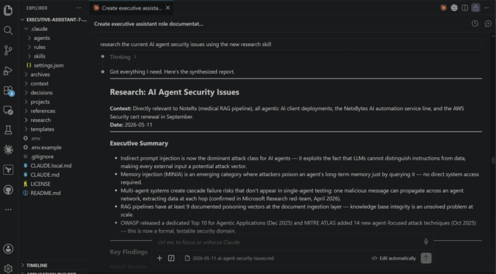Day7: Capstone - Executive Assistant 7days AIS Challenge (Completed)