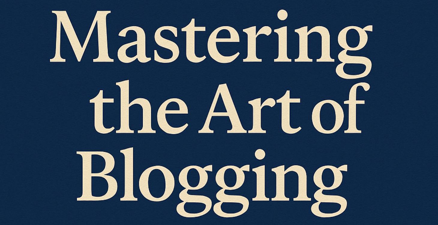 Mastering the Art of Blogging