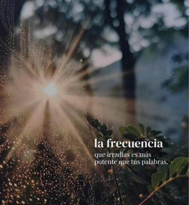 Que frecuencia irradias????