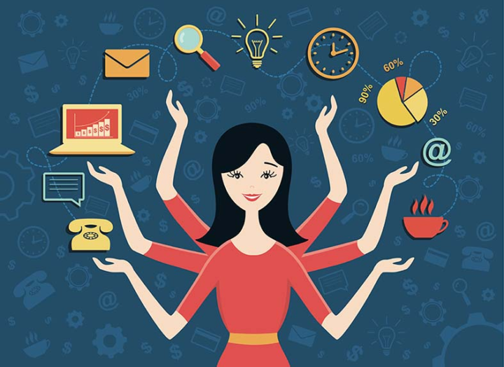 🧠 Una mujer dejó de vivir constantemente multitarea.