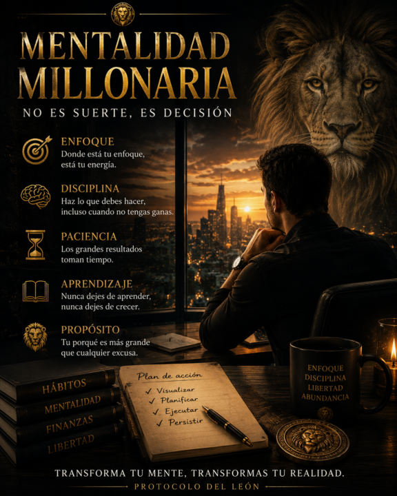 Mentalidad millonaria 🤑 