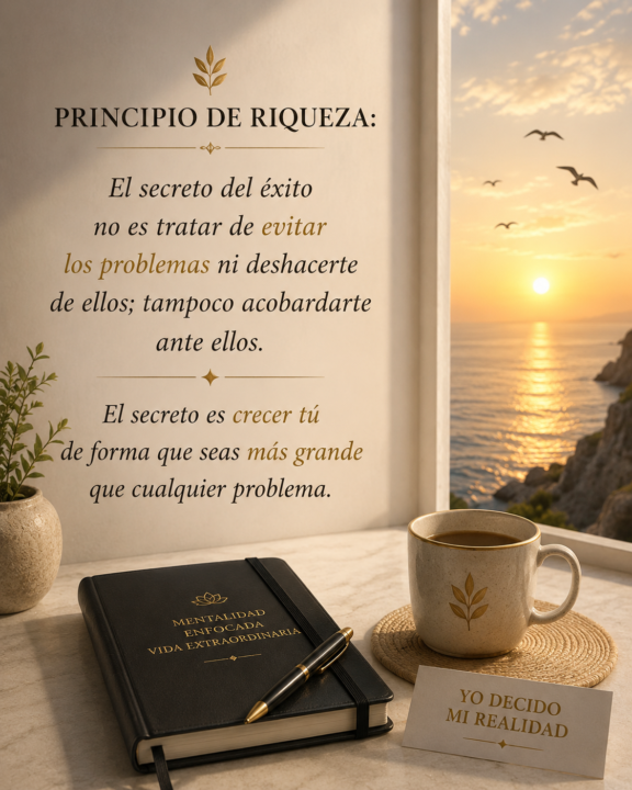 Soy más grande que cualquier problema que se aveciné 