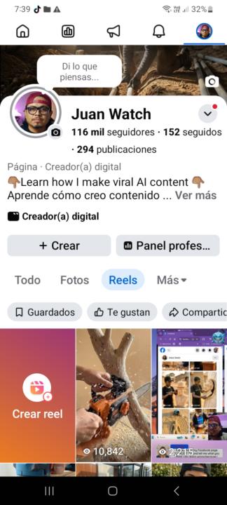 First Facebook Live  