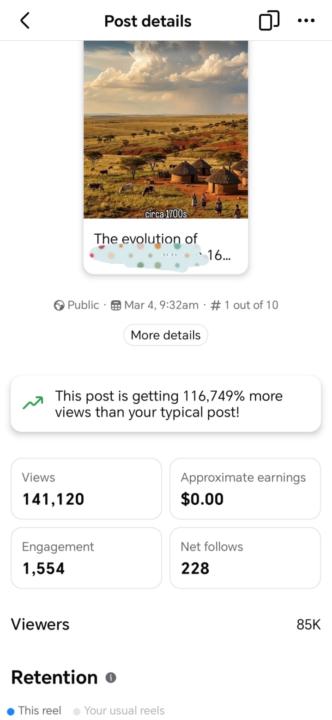 First ever big result
