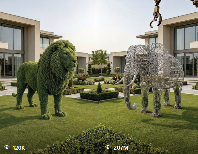 Topiary Garden Art Transformation