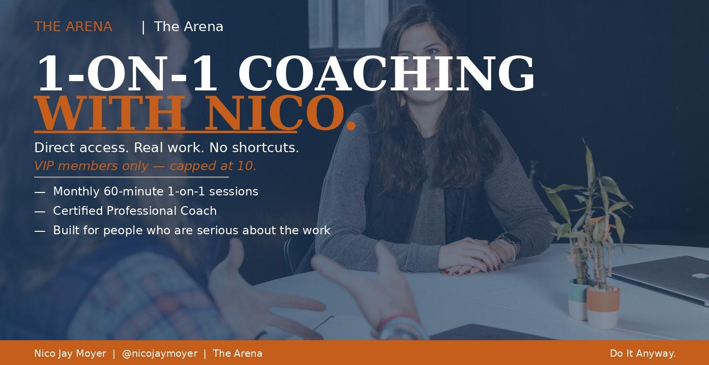 1-on-1 Coaching w/ Nico