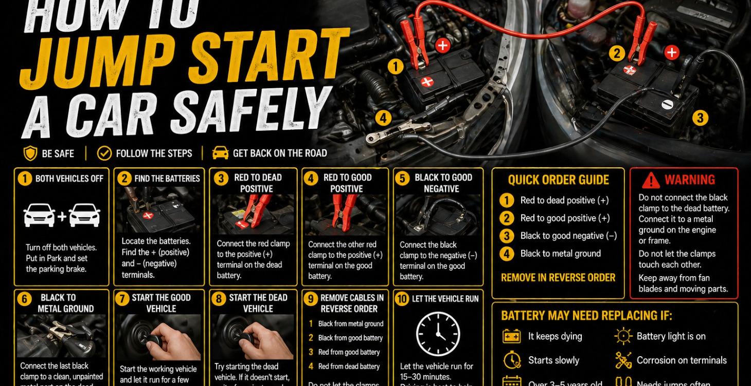 How to Jump Start a Car Safely