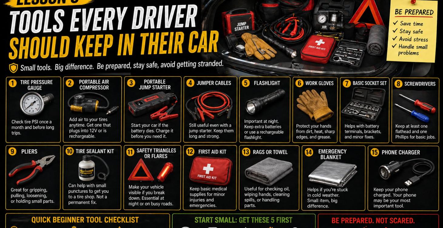 Tools Every Driver Should Keep in Their Car