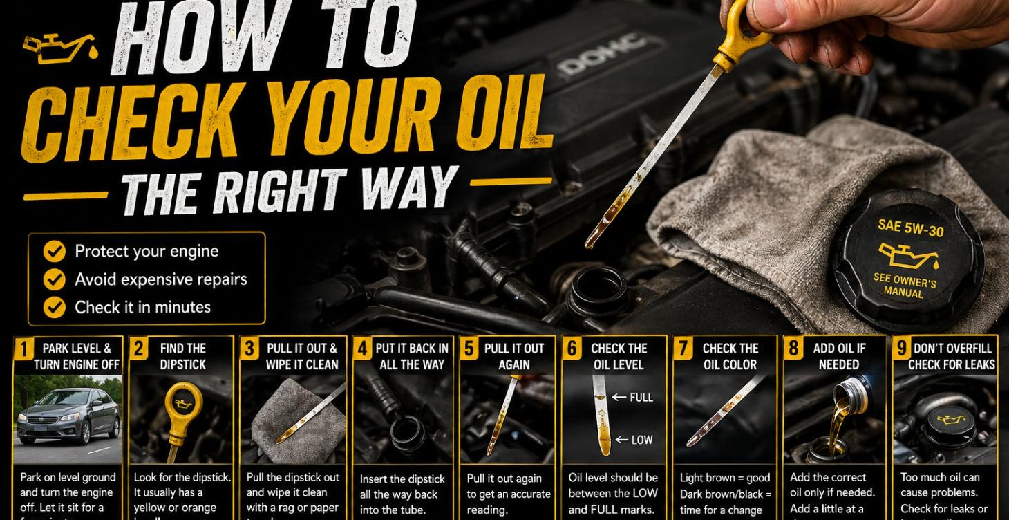 How to Check Your Oil the Right Way